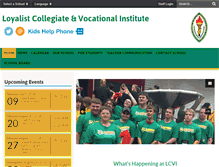 Tablet Screenshot of lcvi.limestone.on.ca