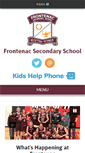 Mobile Screenshot of frontenacss.limestone.on.ca