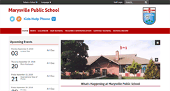 Desktop Screenshot of marysville.limestone.on.ca